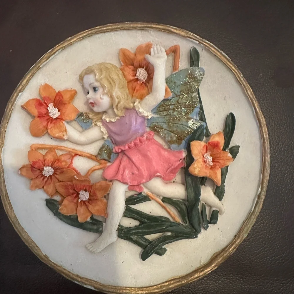 4 fairy wall plates